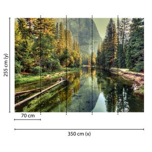 Fototapet MountainRiver DD118618 A.S. Création Designwalls
