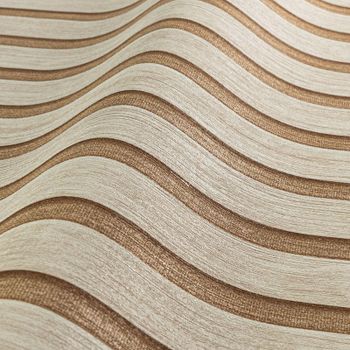 Ribbvägg Tapet Koppar Beige Metallic | B786652
