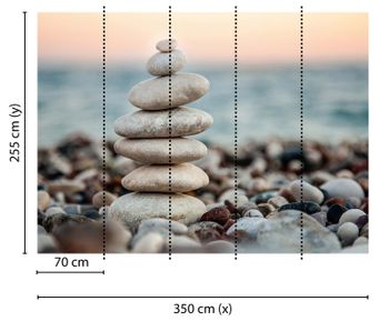 Fototapete Stone Beach 1 DD118670 A.S. Création Designwalls