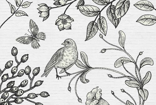 Fototapet birdy 2 DD110421 Livingwalls Walls by Patel