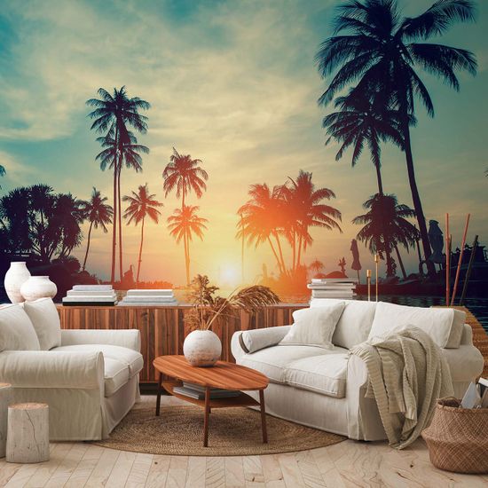 Fototapet Designwalls 2 "DD123680" Sunset&Palms  