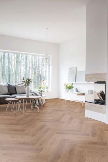 Nature2Floor Elegance Herringbone Click "Ek klassisk" | Integrerat stegljudsdämpning