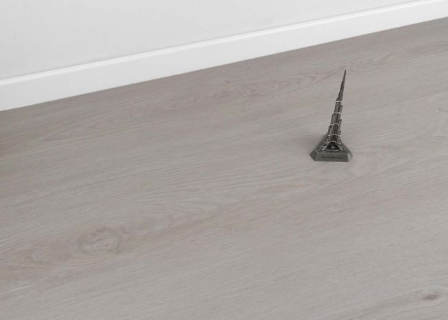 Nature2Floor Easy Click Acoustic XL "Ek Grå Vit" | Integrerad stegljudsdämpning